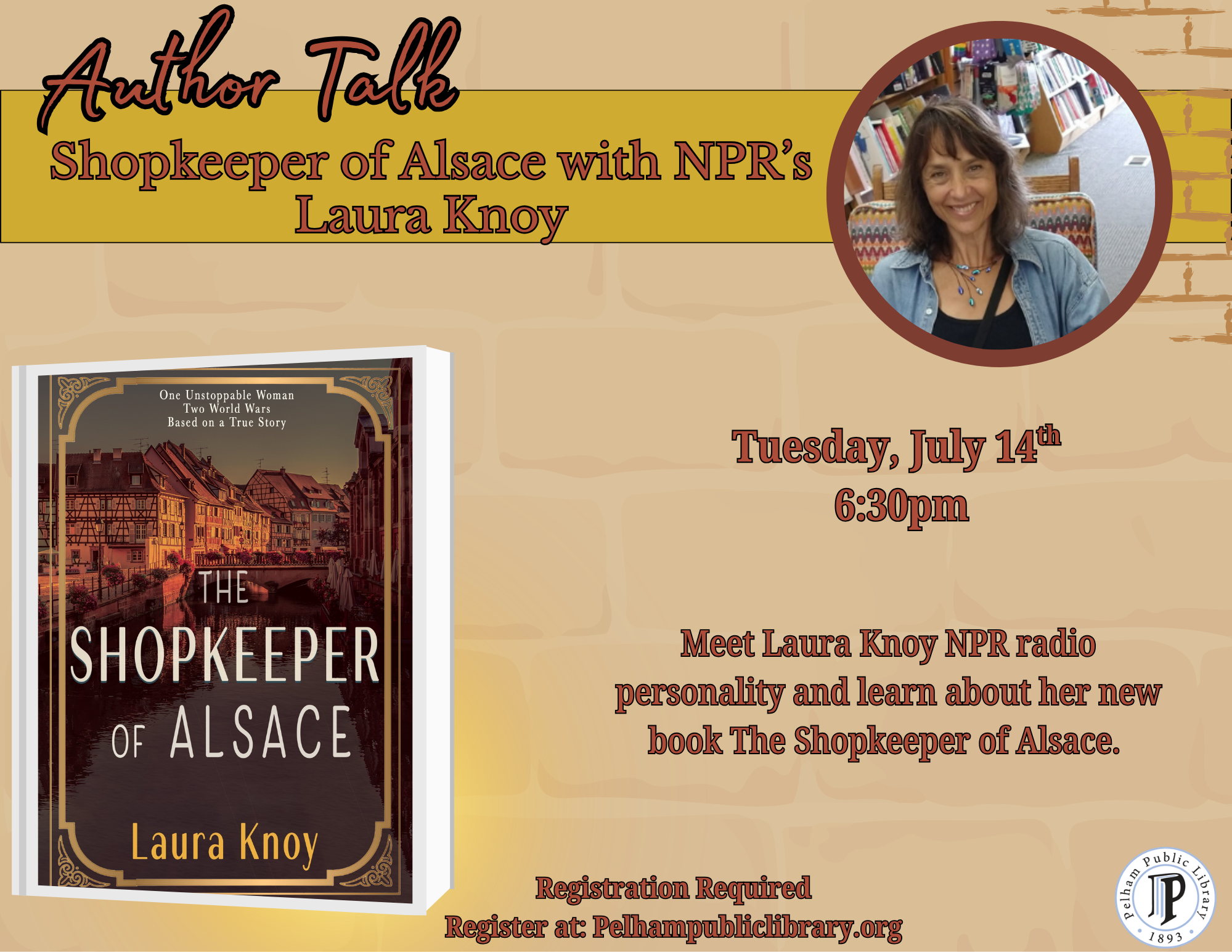 Author Talk July 14th
