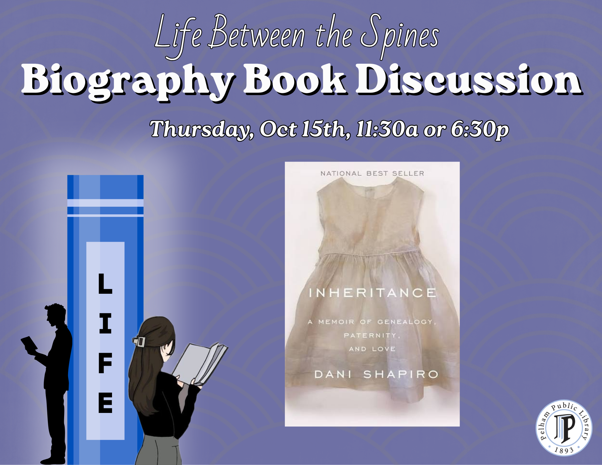 Thurs. Oct 15th 11:30a or 6:30p