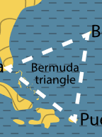 Bermuda Triangle Map