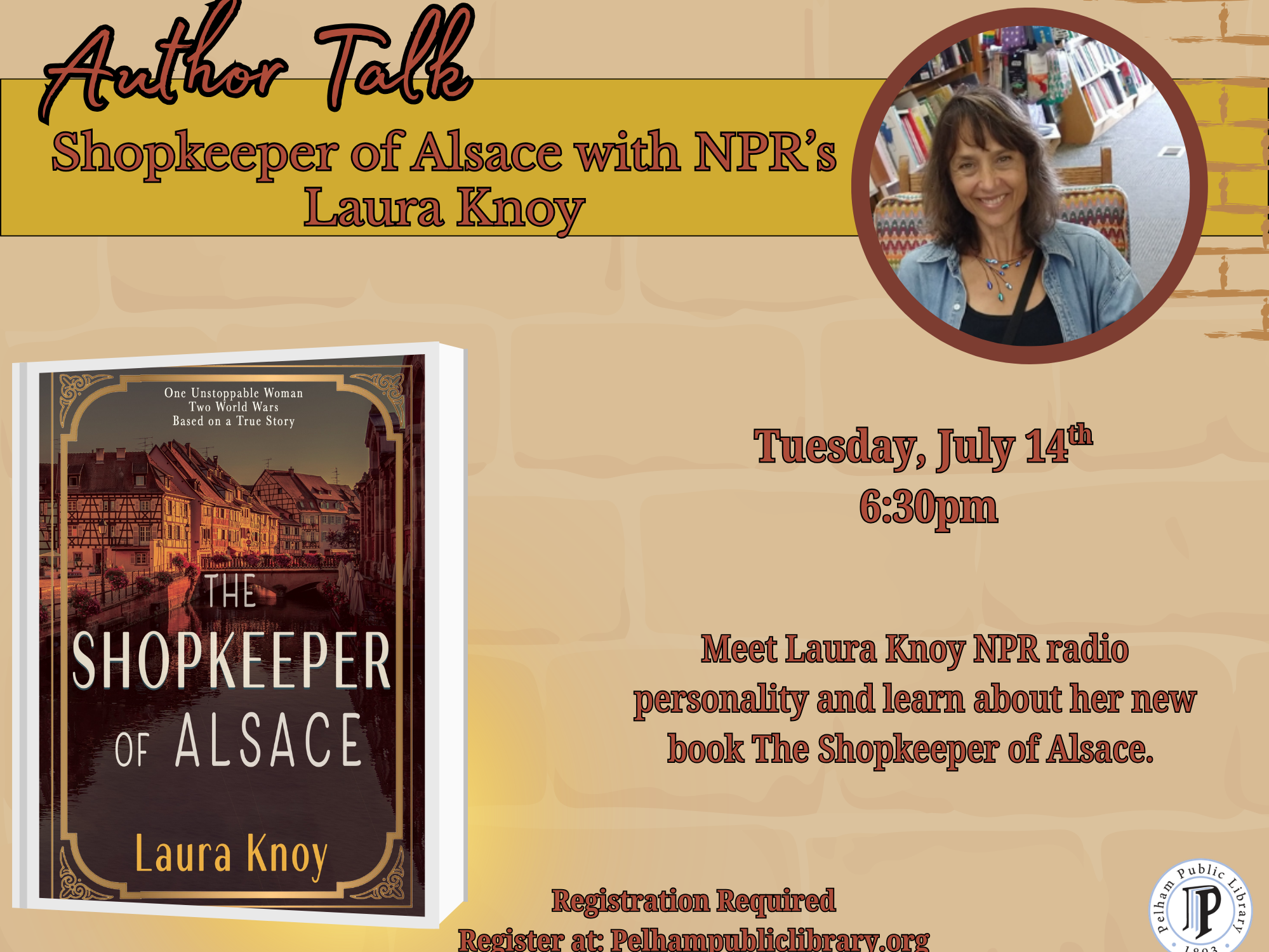 Author Talk July 14th