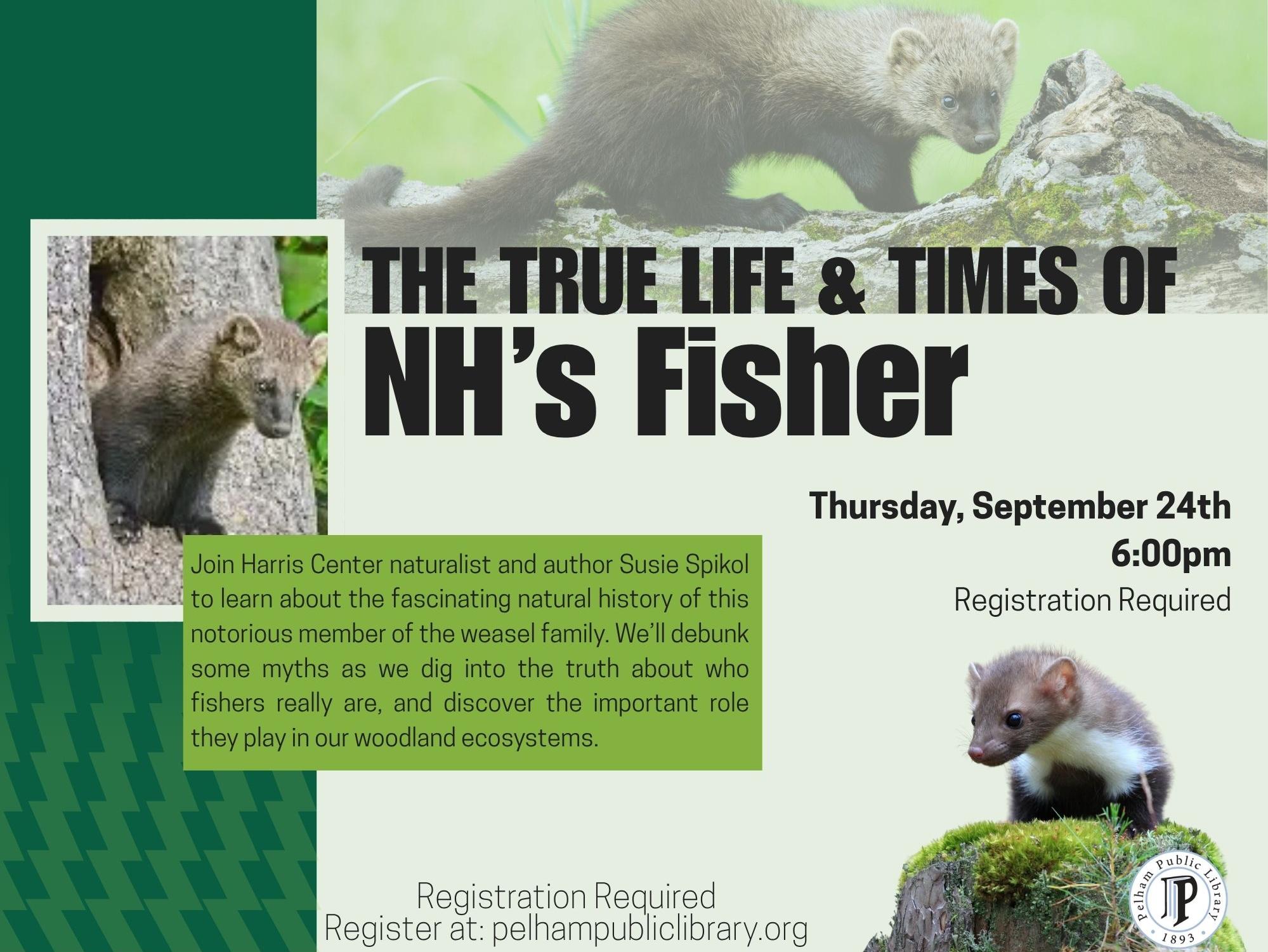 NH's Fisher Thurs Sept 24th 6pm